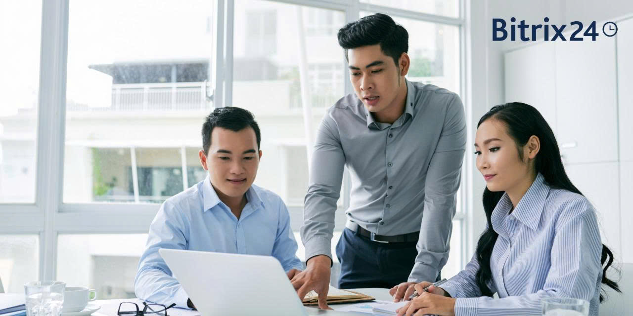 Tối ưu hóa hợp tác giữa các phòng ban với Bitrix24- Ảnh 1. Giao tiếp liền mạch qua chat nhóm